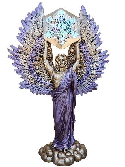 figura de Arcángel metatron 33 cm figura escultura resina