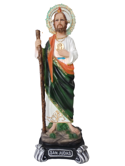 San judas Tadeo 40 cm resina bulto figura