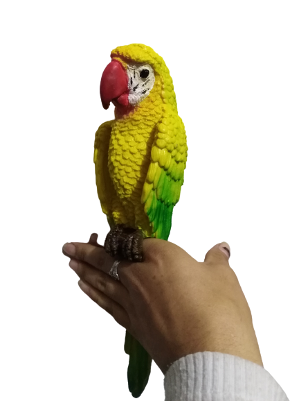 Guacamaya Para Maceta, Se Cuelga 15 Cm. Colgante Figura jardin